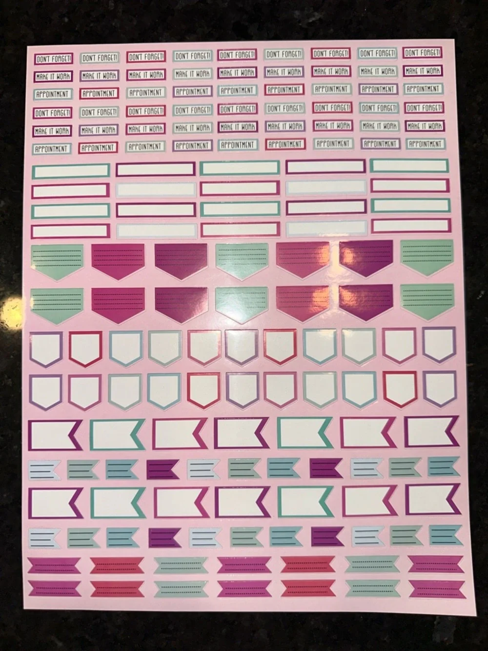 🆕 Bundle of Planner Sticker Sheets